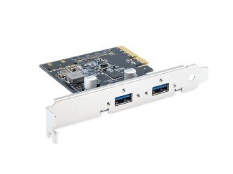 USB Interface Card PCIe x4, ASM, Ports - Card (USB) -